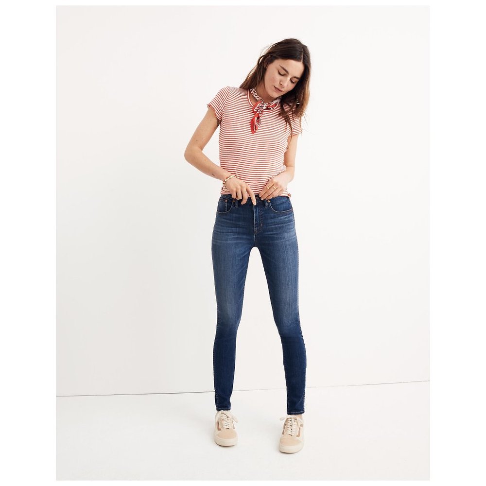 Madewell high-rise skinny jeans, 26w, New